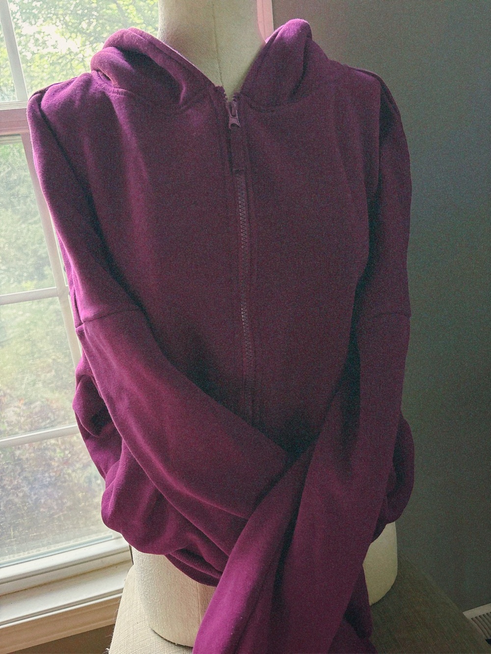 Blogilates Plum Zip-Up Hoodie Small